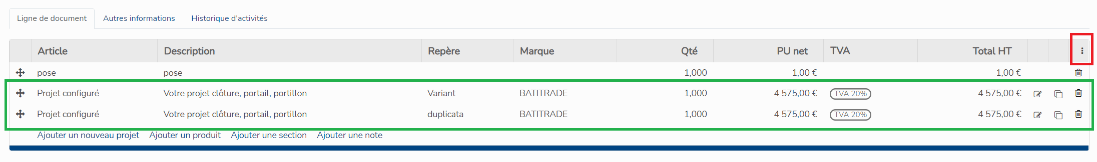 Odoo • une photo avec une légende